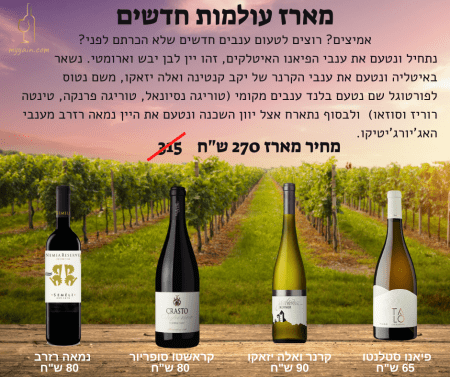 מארז זנים חדשים