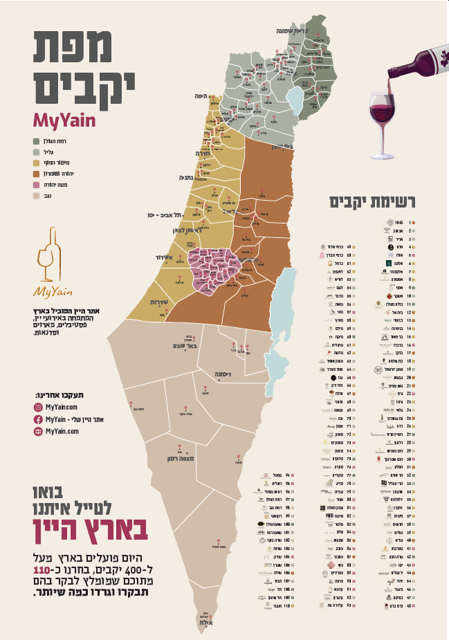 מפת גירוד יקבי הארץ – תמונה 2